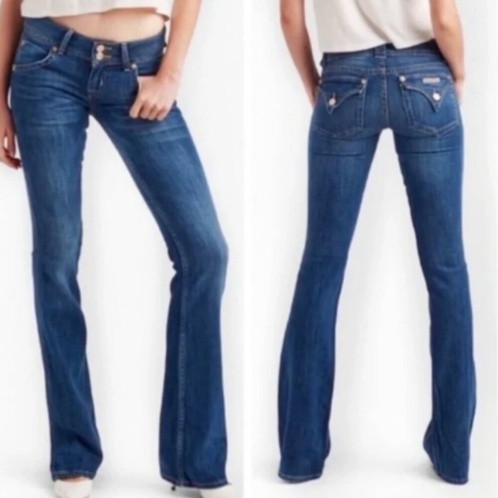 Hudson Double Button Skinny Jeans Size 29